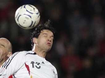 Михаэль Баллак в сборной Германии. Фото AFP